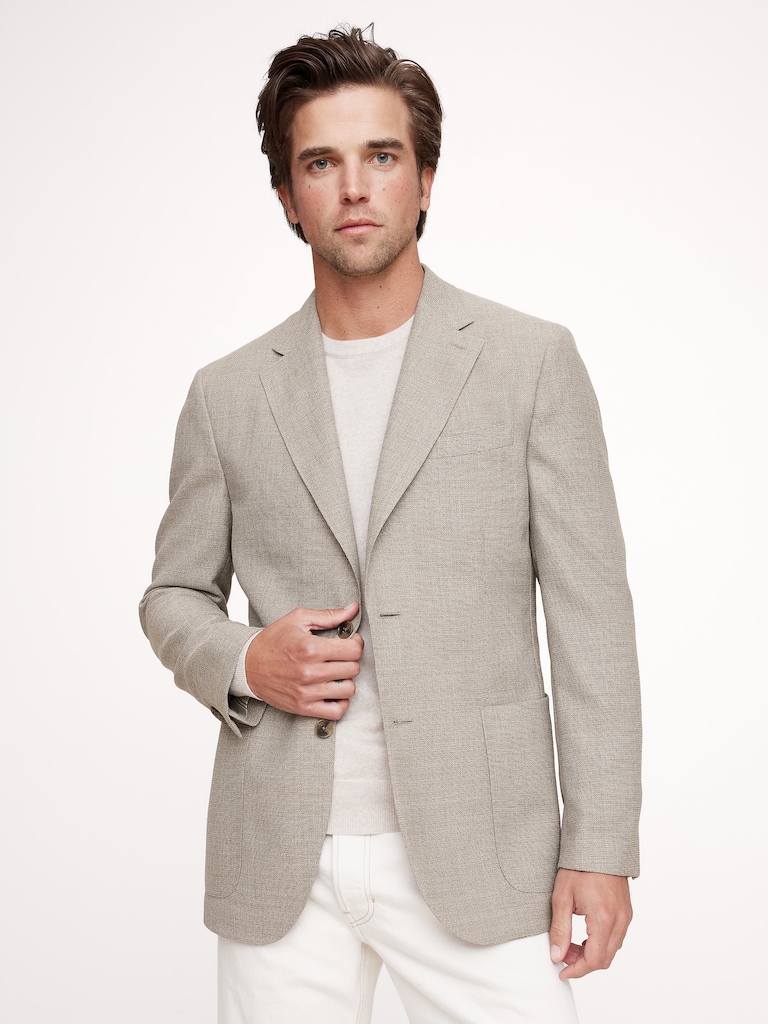 Italian Wool Ventile Suit Jacket