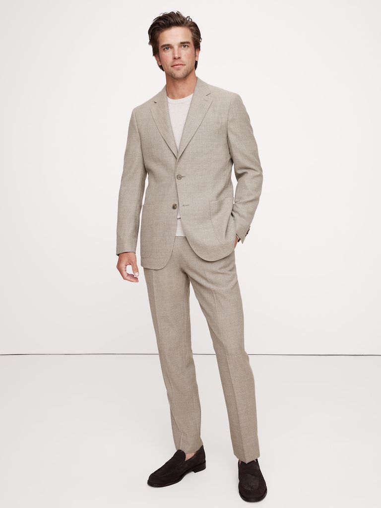 Italian Wool Ventile Suit Jacket