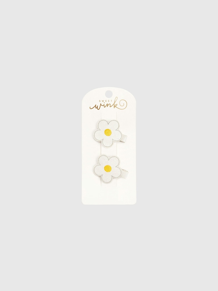 Sweet Wink Daisy Flower Clip Set