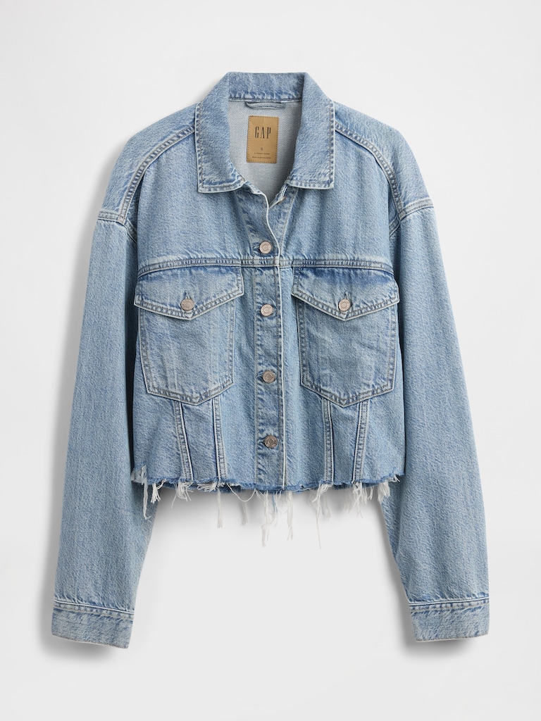 UltraSoft Icon Denim Crop Jacket