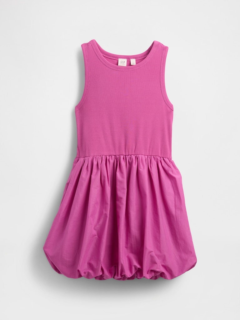 Kids Mixed Media Bubble Dress