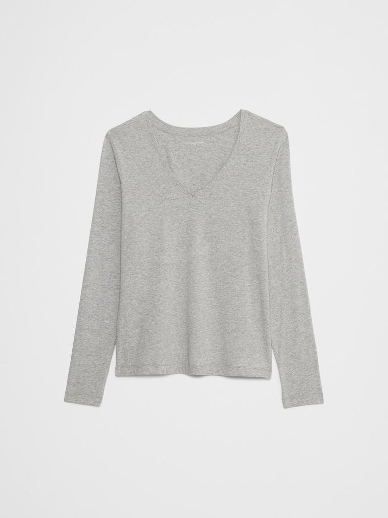 Timeless Long-Sleeve V-Neck T-Shirt