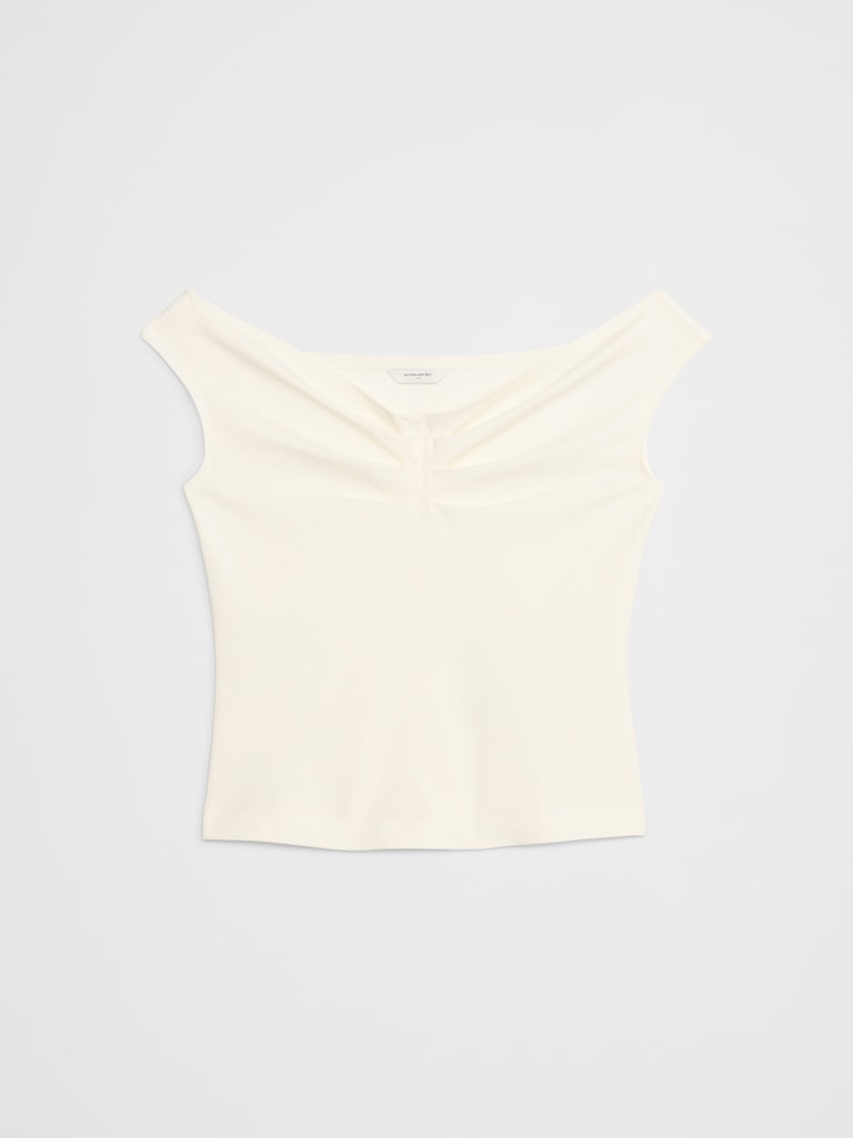 Textured Off-Shoulder Top