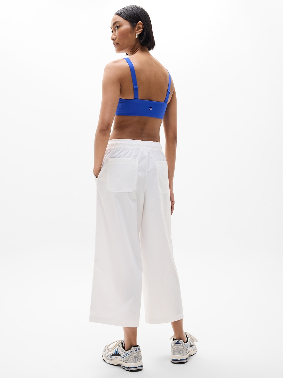 Midday Mid Rise Crop Poplin Pant