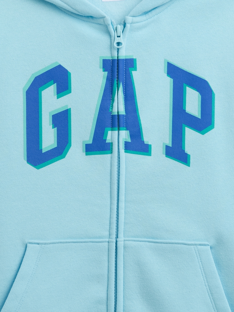 Kids Relaxed Gap Logo Zip Hoodie