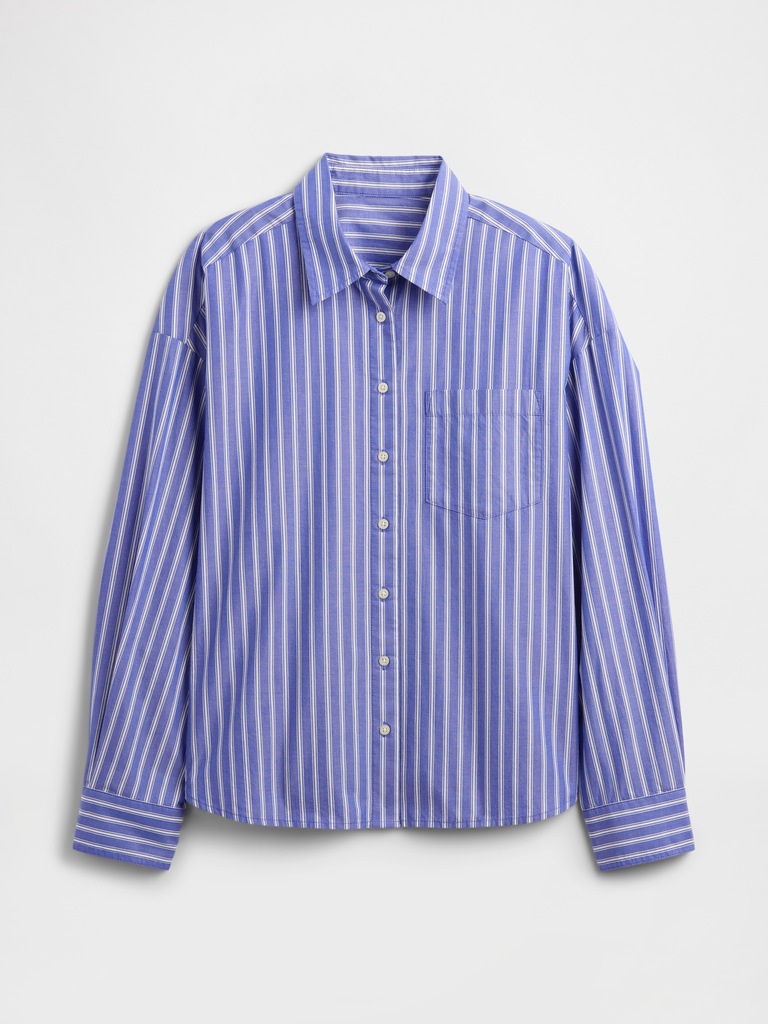 Oversized Shirt in Poplin