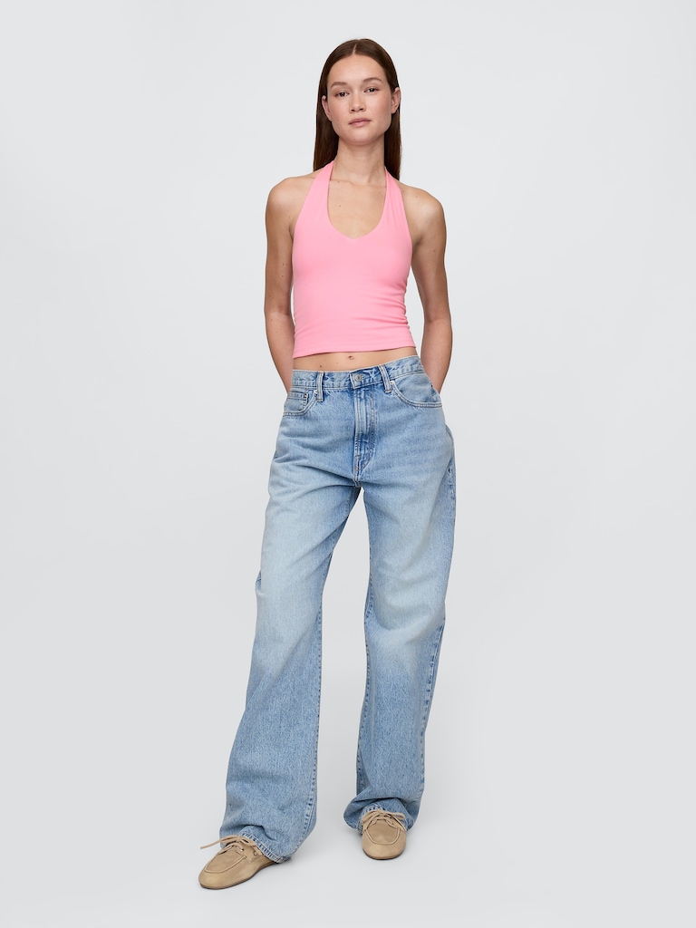 CloseKnit Halter Crop Top