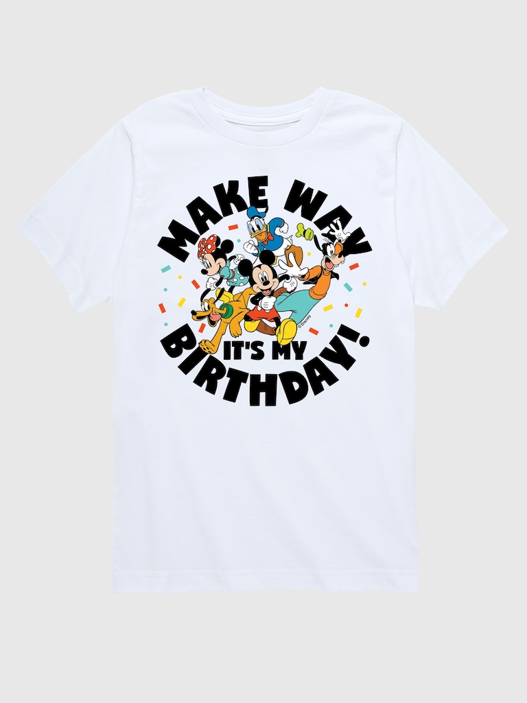 Toddler Disney Make Way Its My Birthday Graphic Tee