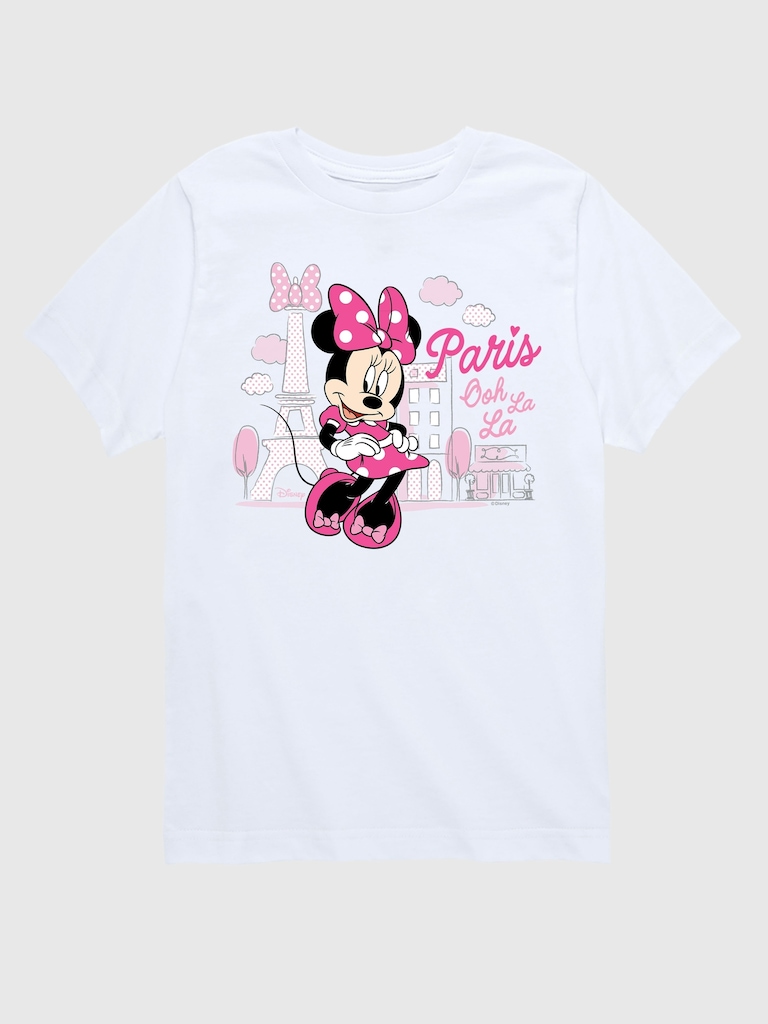 Toddler Disney Minnie Mouse Paris Ooh La La Short Sleeve Tee