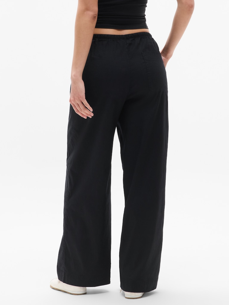 Paradise Mid Rise Wide Leg Pant