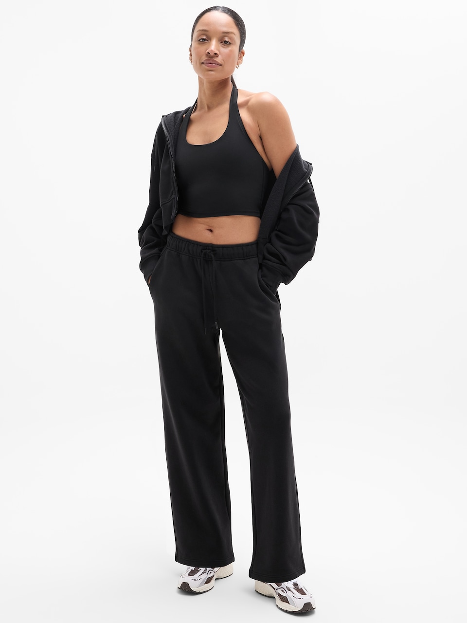 Terry Mid Rise Pant