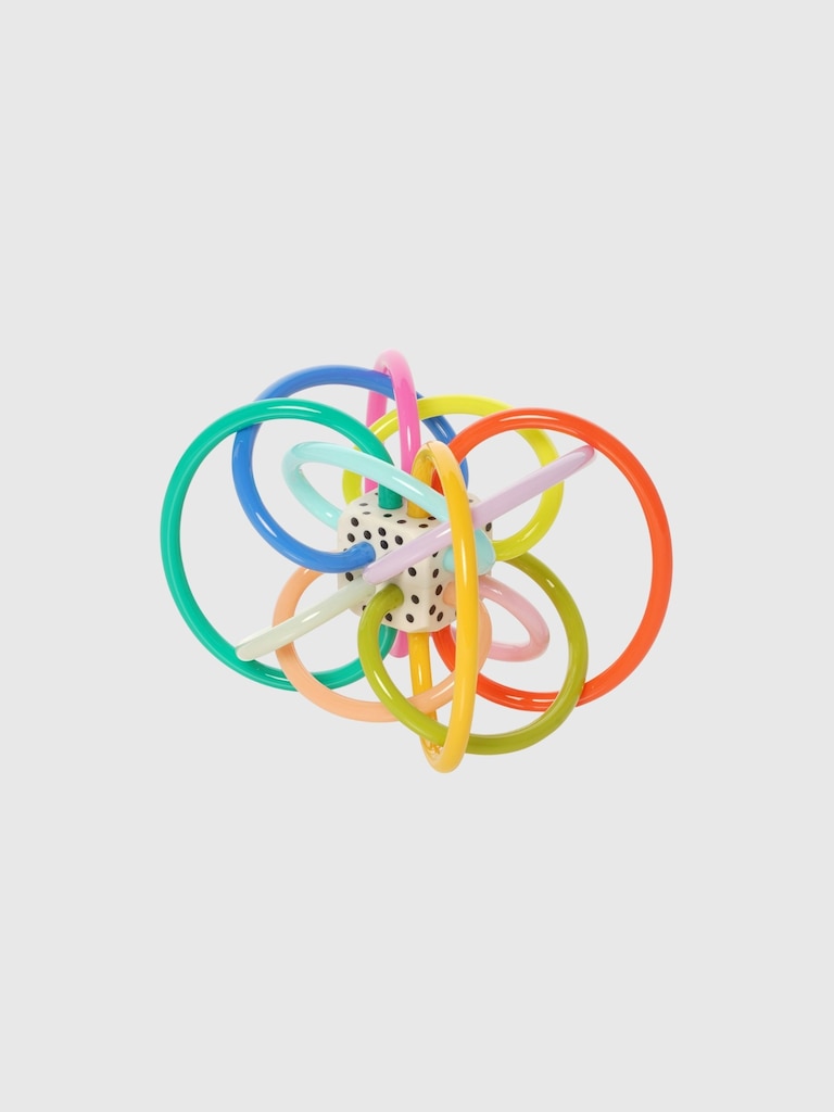 Winkel Colorpop Rattle and Sensory Teether Toy