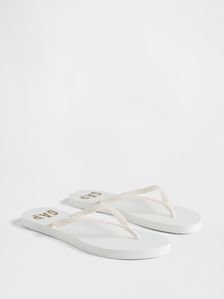 Gap Logo Flip Flops