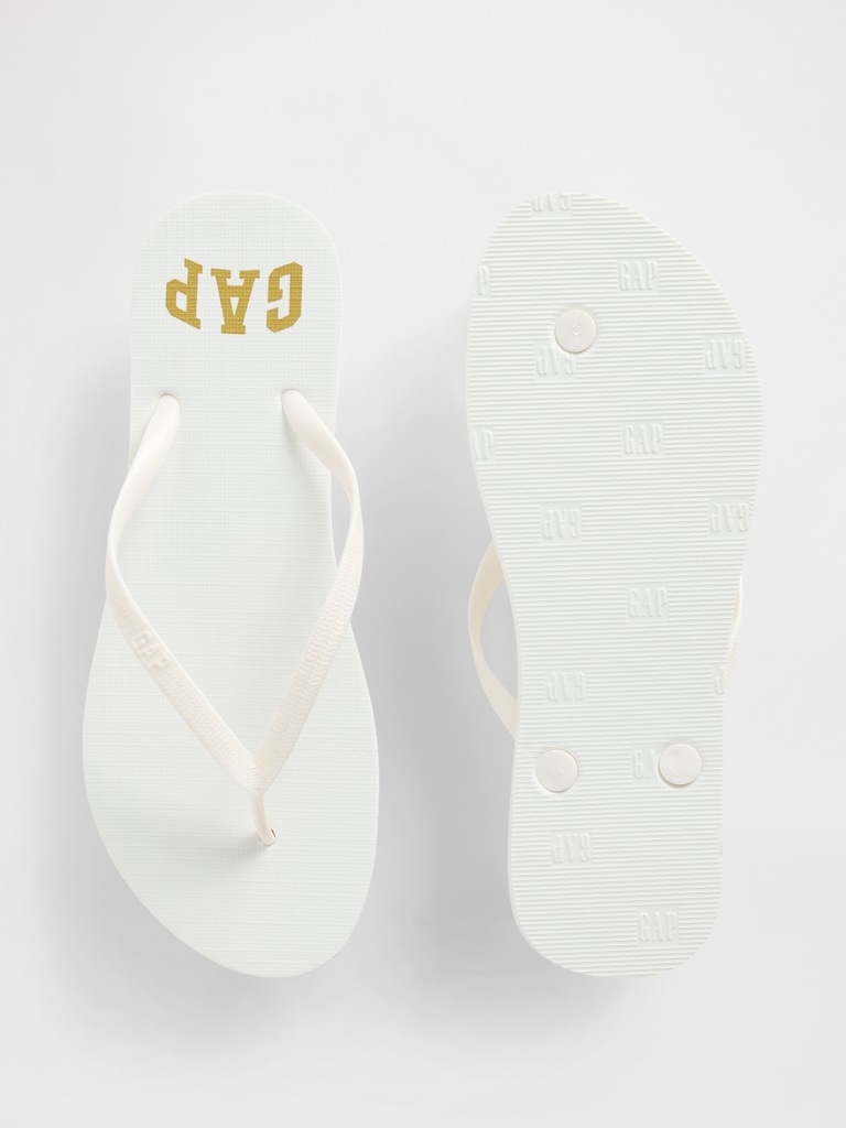 Gap Logo Flip Flops
