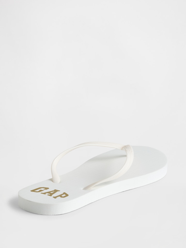 Gap Logo Flip Flops