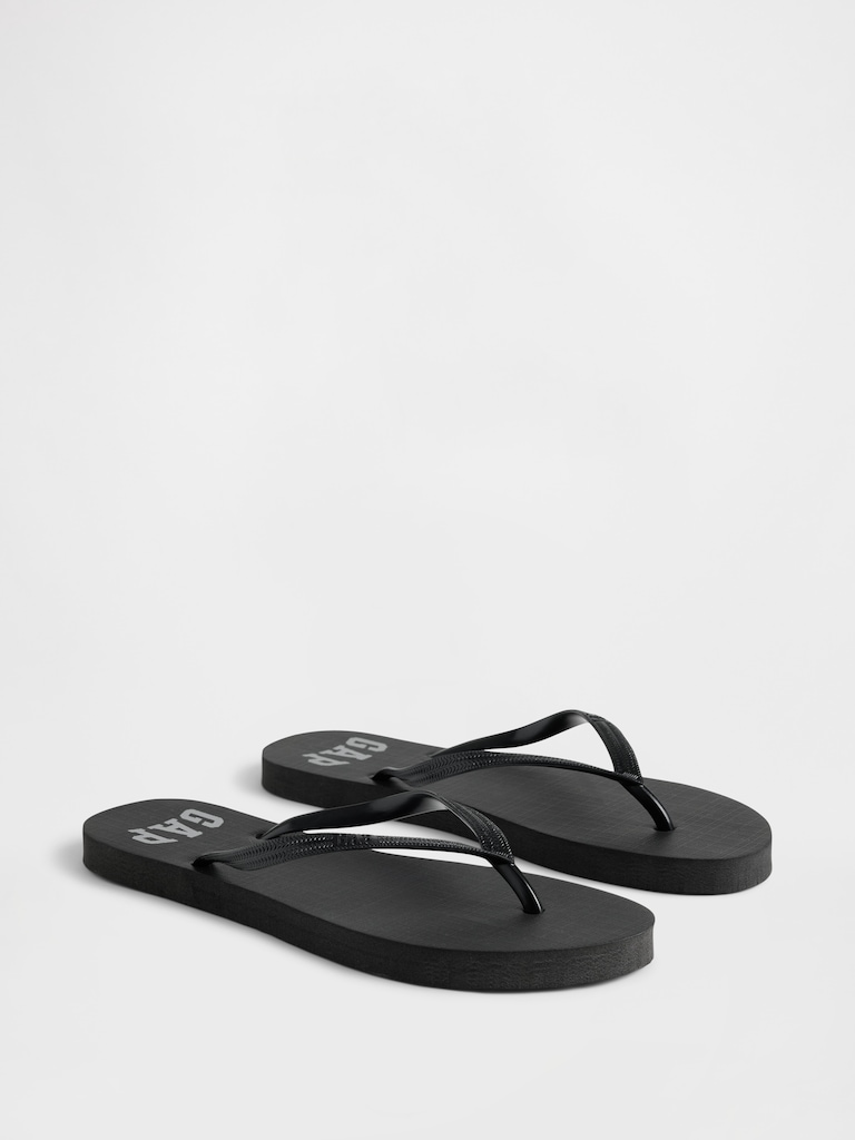 Gap Logo Flip Flops