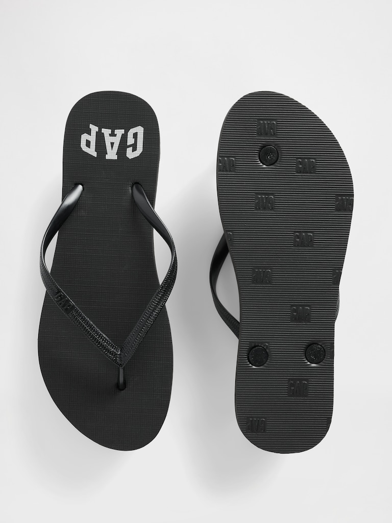 Gap Logo Flip Flops