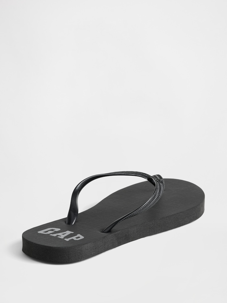Gap Logo Flip Flops