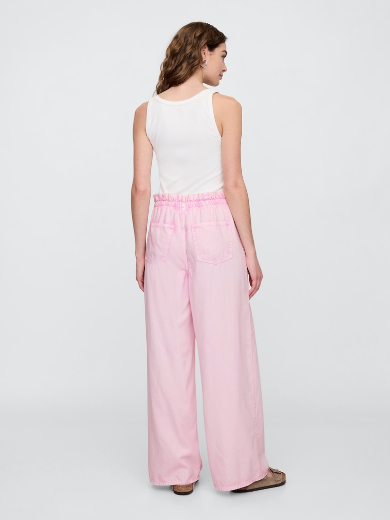 High Rise SuperLight Pull-On Baggy Jeans