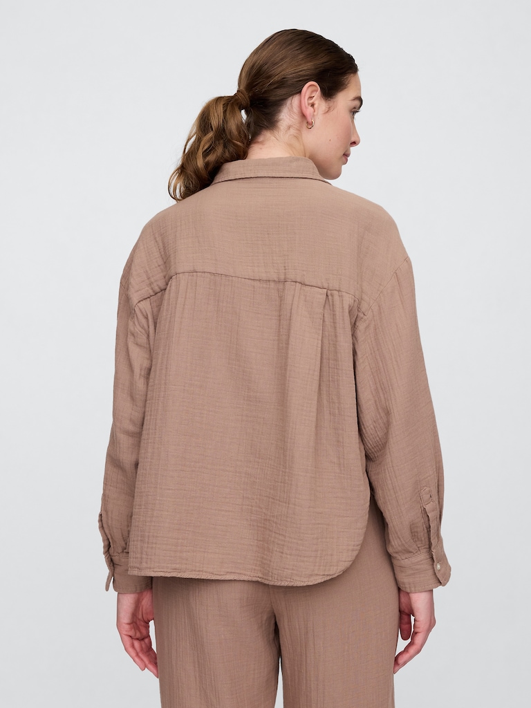 Gauze Big Shirt