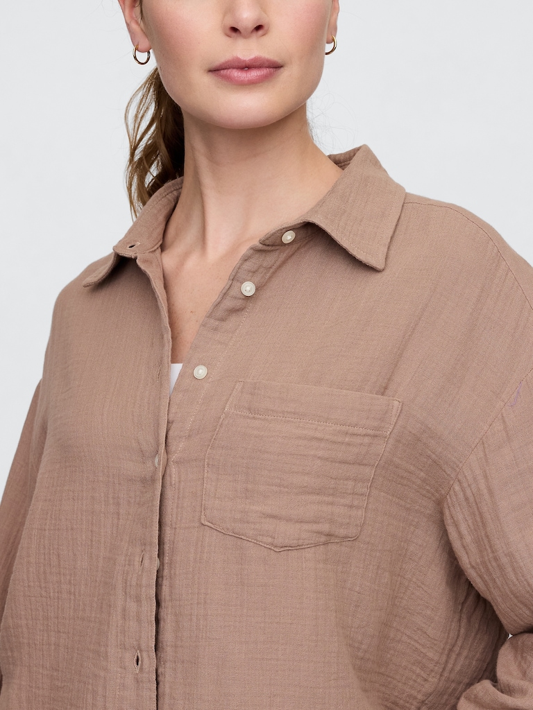 Gauze Big Shirt
