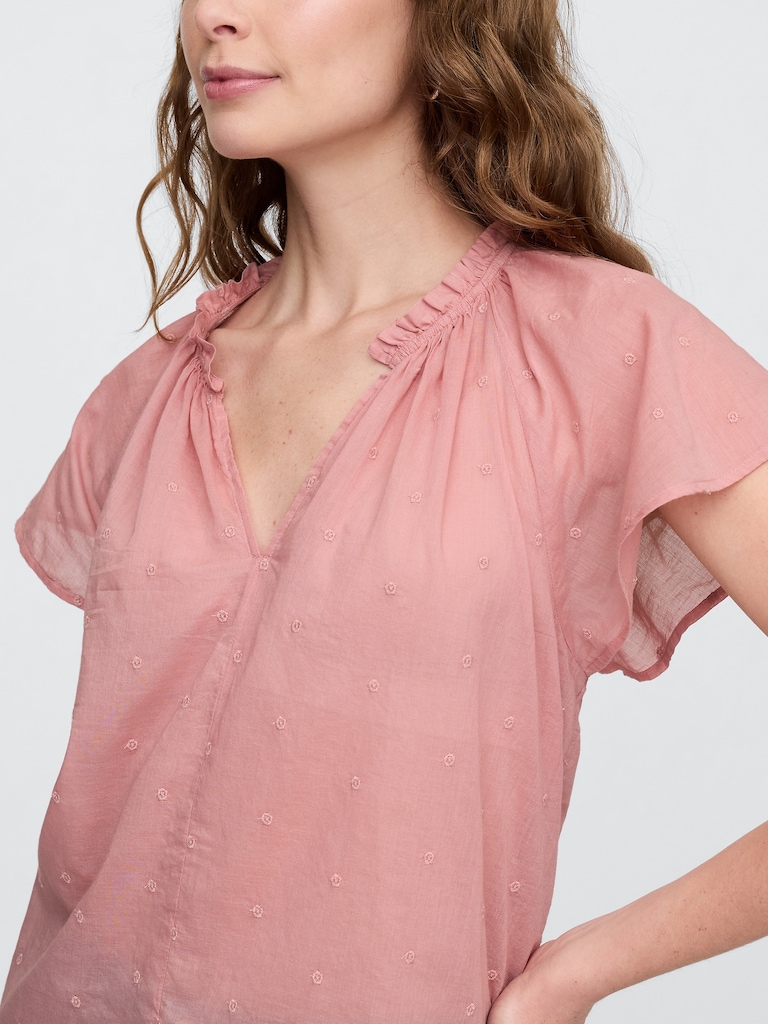 Relaxed Splitneck Top