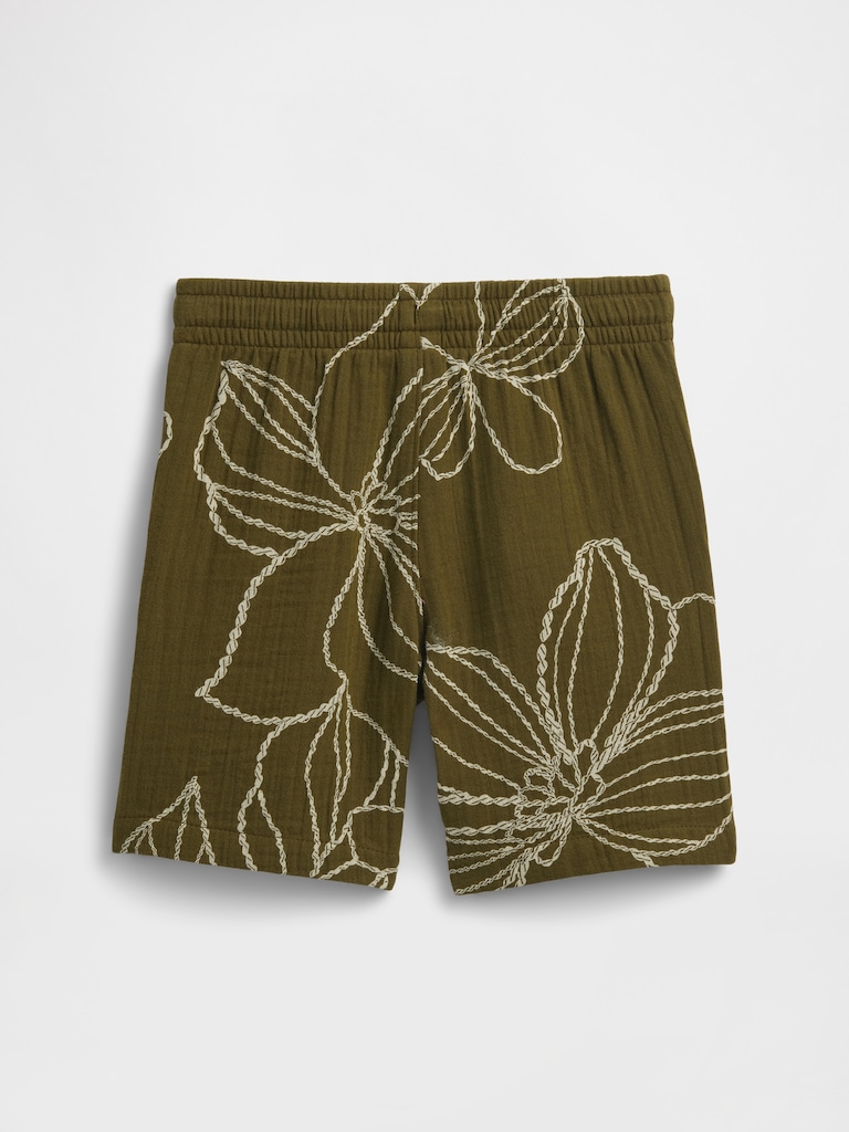 babyGap Pull-On Print Gauze Shorts