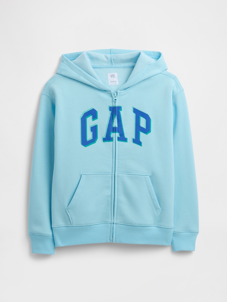 Kids Relaxed Gap Logo Zip Hoodie