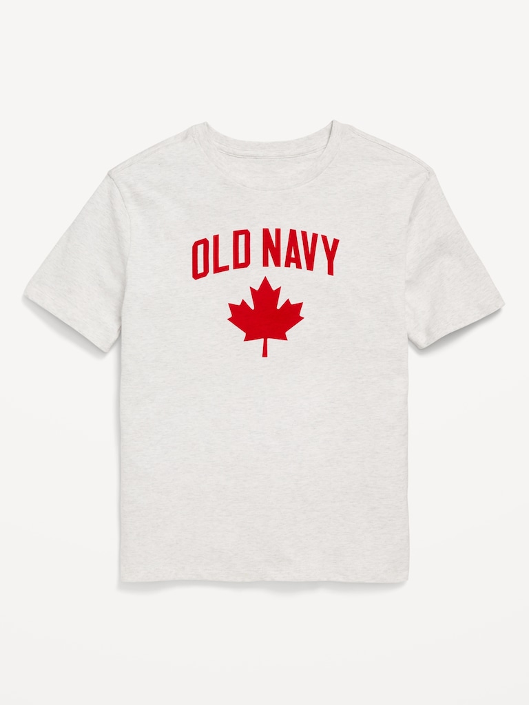 Short-Sleeve Canada Logo-Graphic T-Shirt for Boys