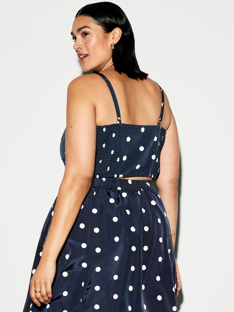 The Occasion by Old Navy Taffeta Cropped Tank Top