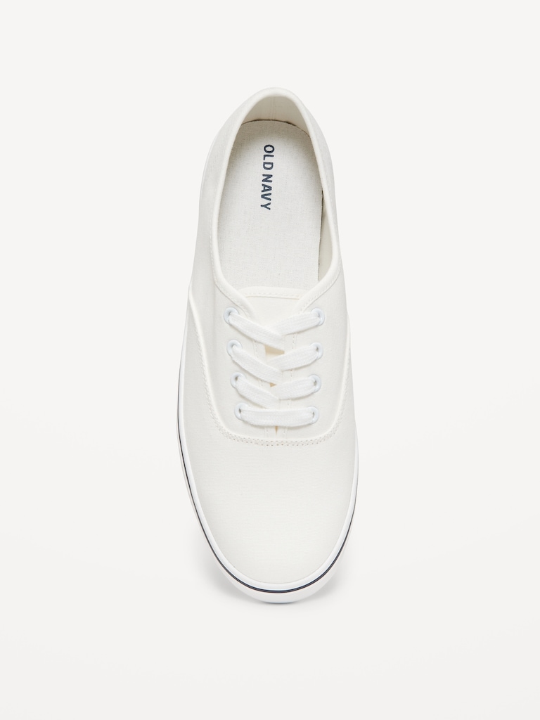Canvas Prep Sneakers for Women