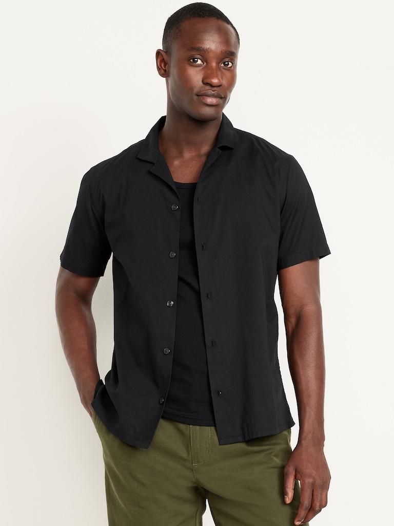 Short-Sleeve Camp Shirt