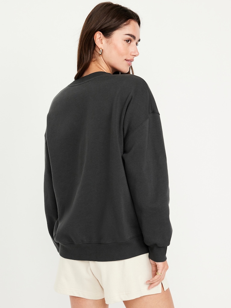 SoComfy Oversized Graphic Sweatshirt
