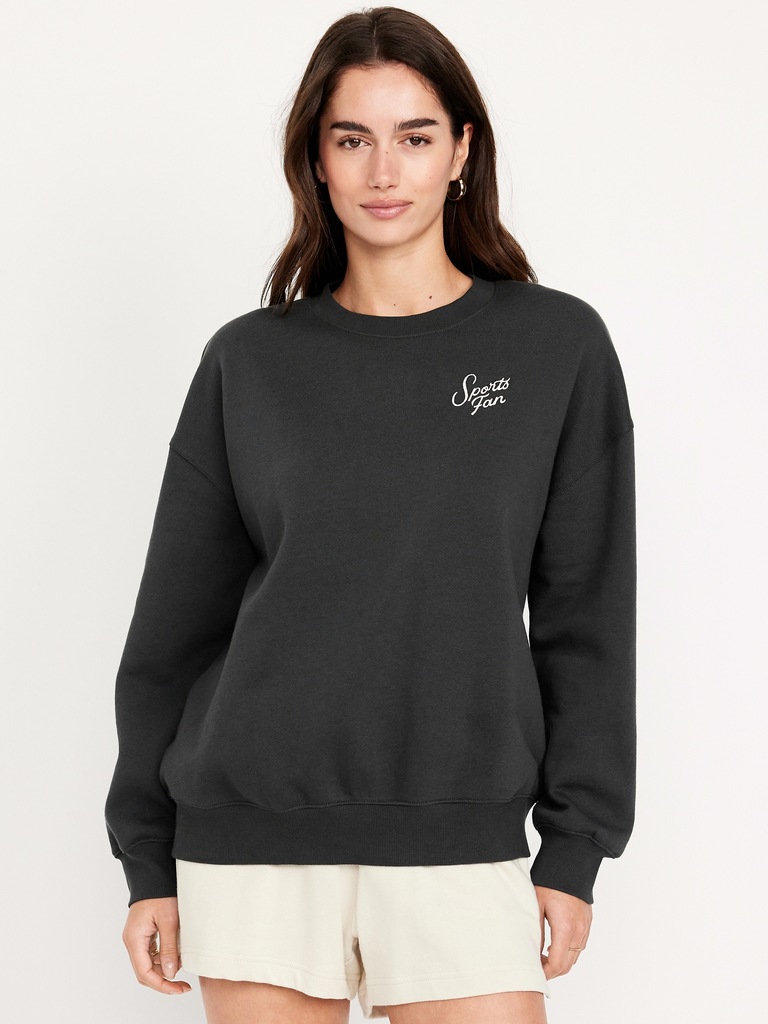 SoComfy Oversized Graphic Sweatshirt