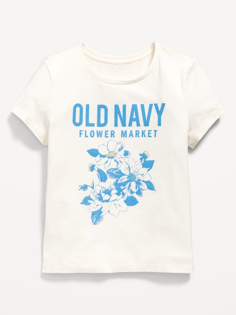 Short-Sleeve Logo-Graphic T-Shirt for Girls