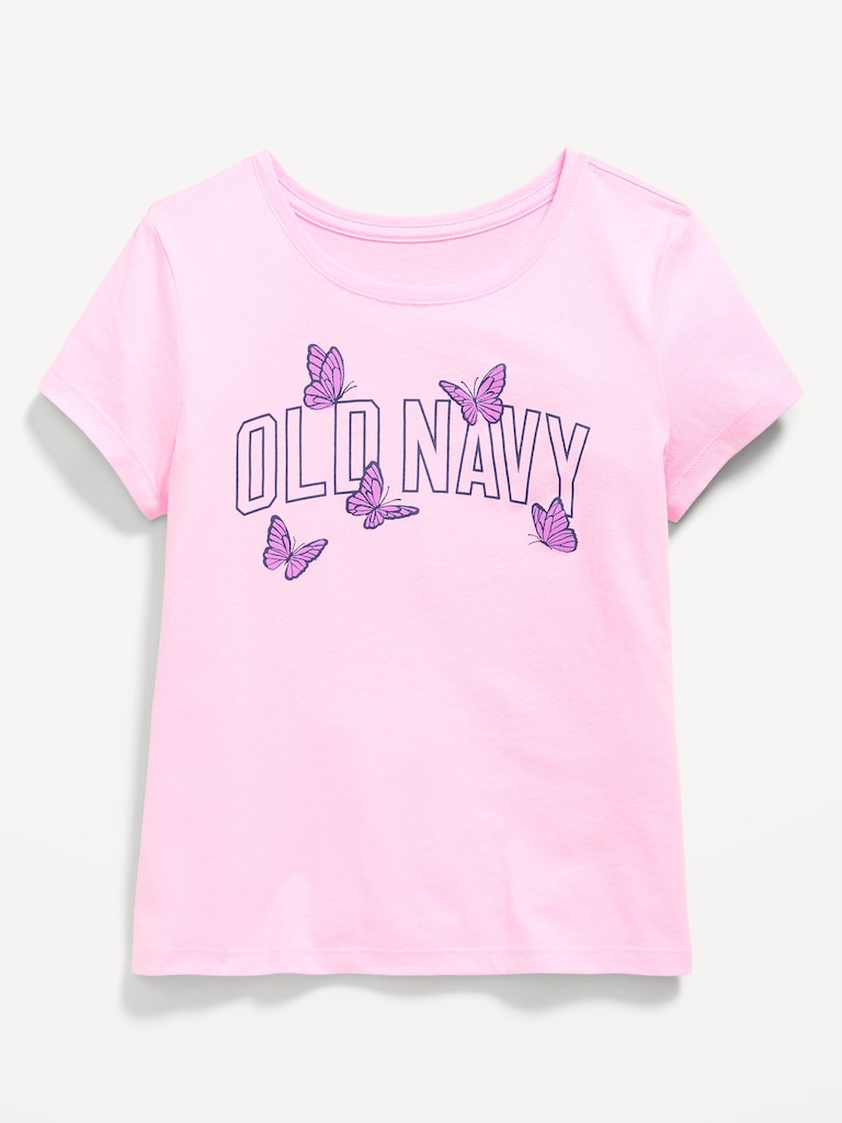 Short-Sleeve Logo-Graphic T-Shirt for Girls