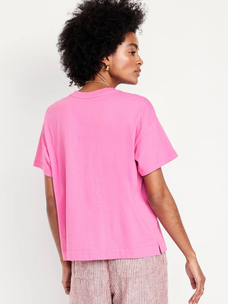 Vintage Crew-Neck Graphic T-Shirt