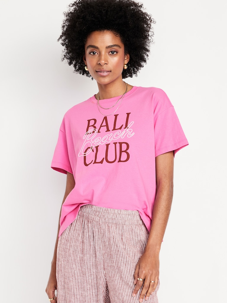 Vintage Crew-Neck Graphic T-Shirt