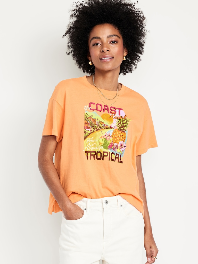 T-shirt à imprimé vintage