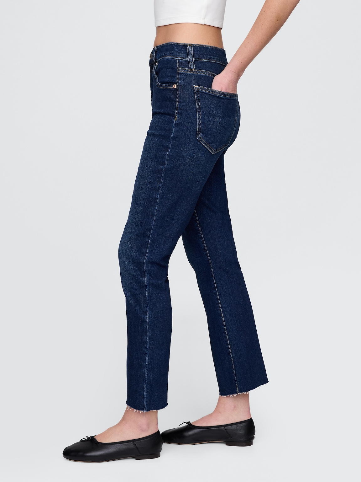 High Rise Kick Flare Jeans