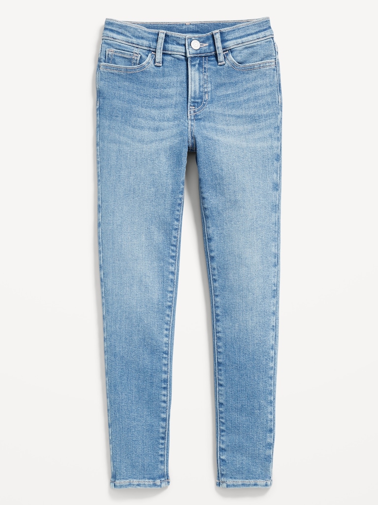 High-Waisted Rockstar 360° Stretch Jeggings for Girls