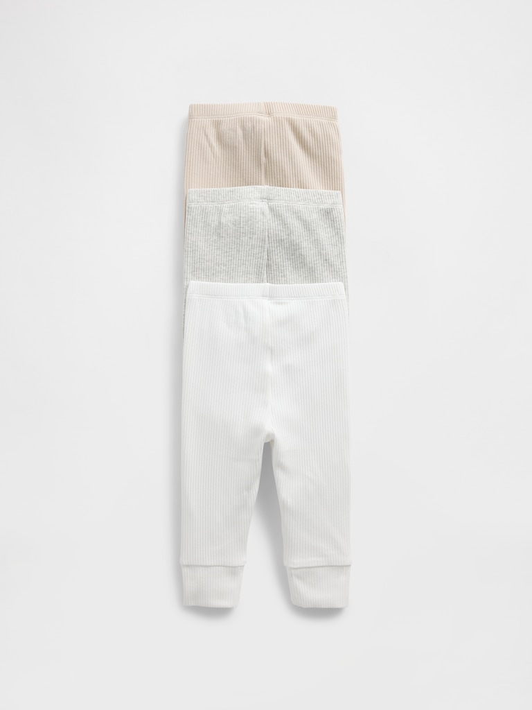 Baby First Favorites TinyRib Pants (3-Pack)