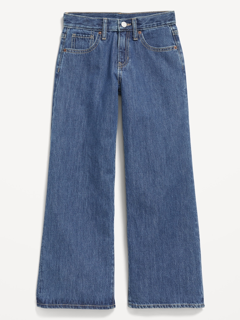 Super Baggy Wide-Leg Jeans for Girls