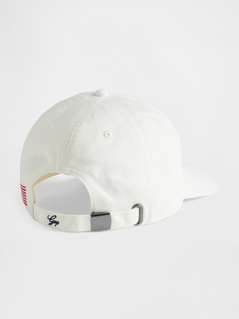 Gap Americana Logo Denim Baseball Hat