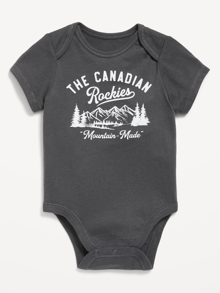 Short-Sleeve Canada Graphic Bodysuit for Baby