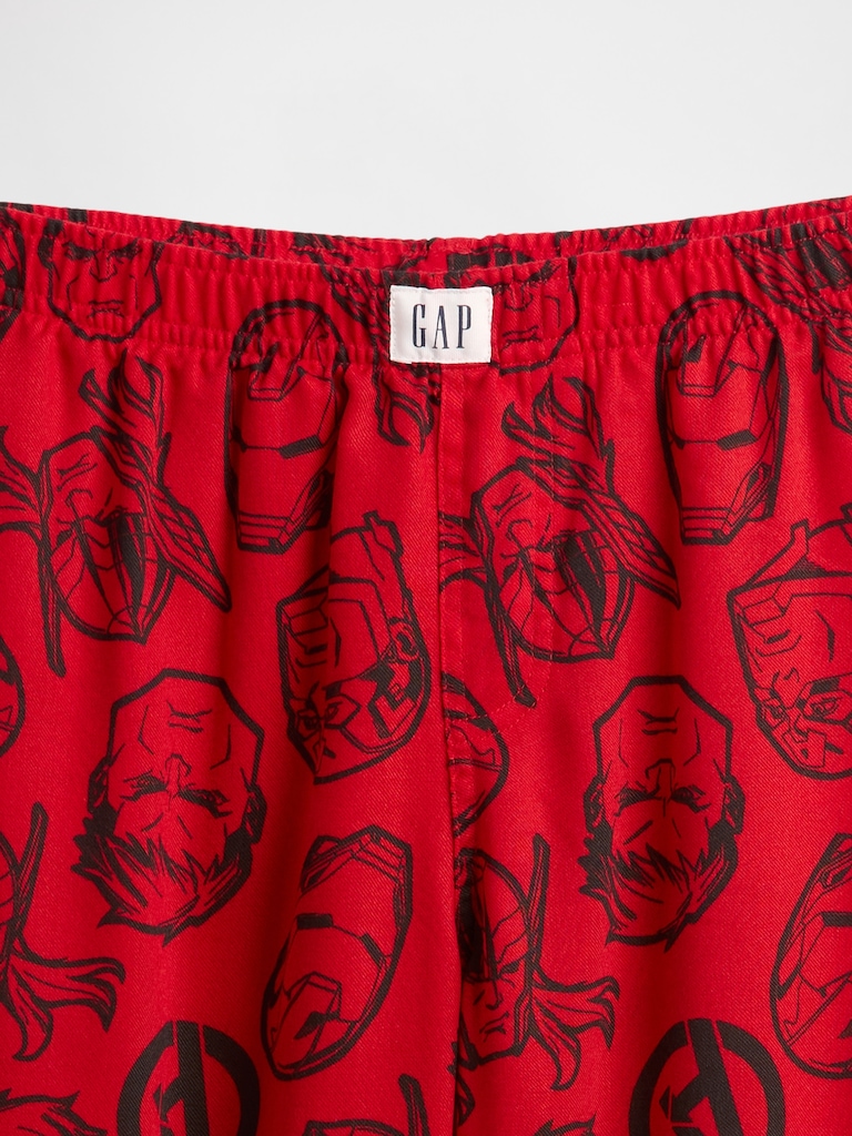 Kids Marvel Recycled Flannel PJ Pants