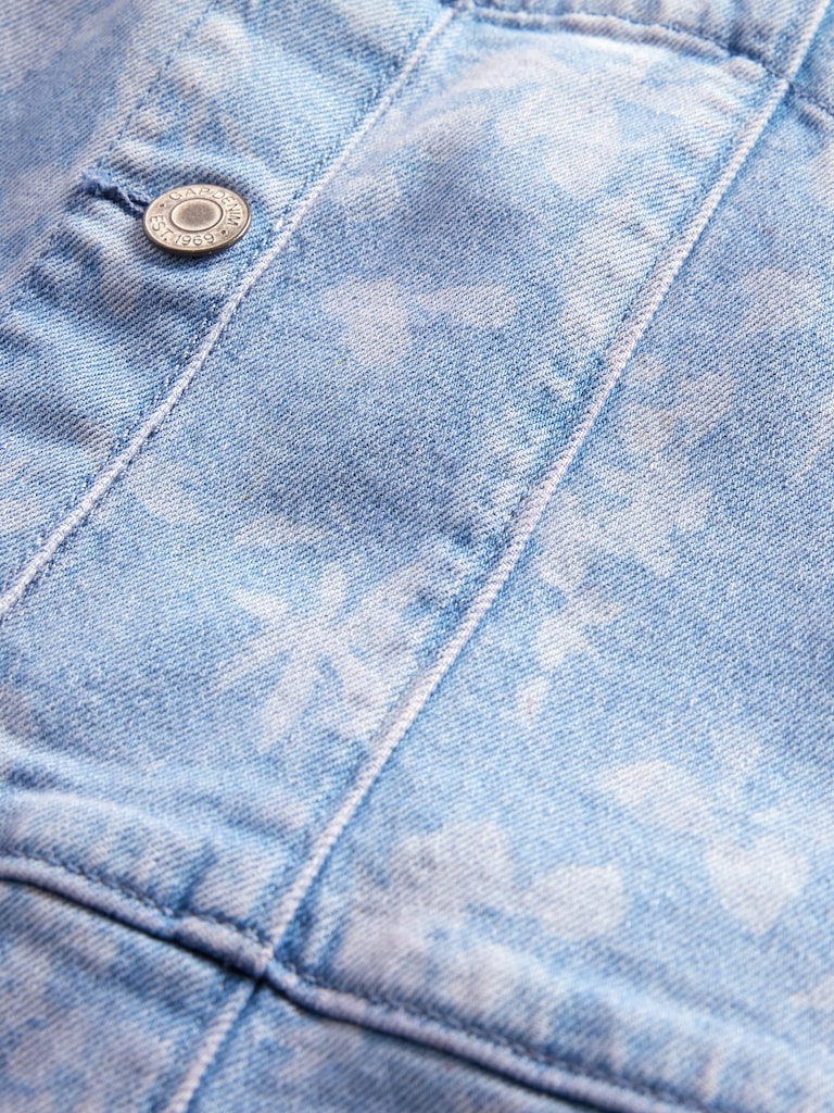 Kids Denim Floral Dress
