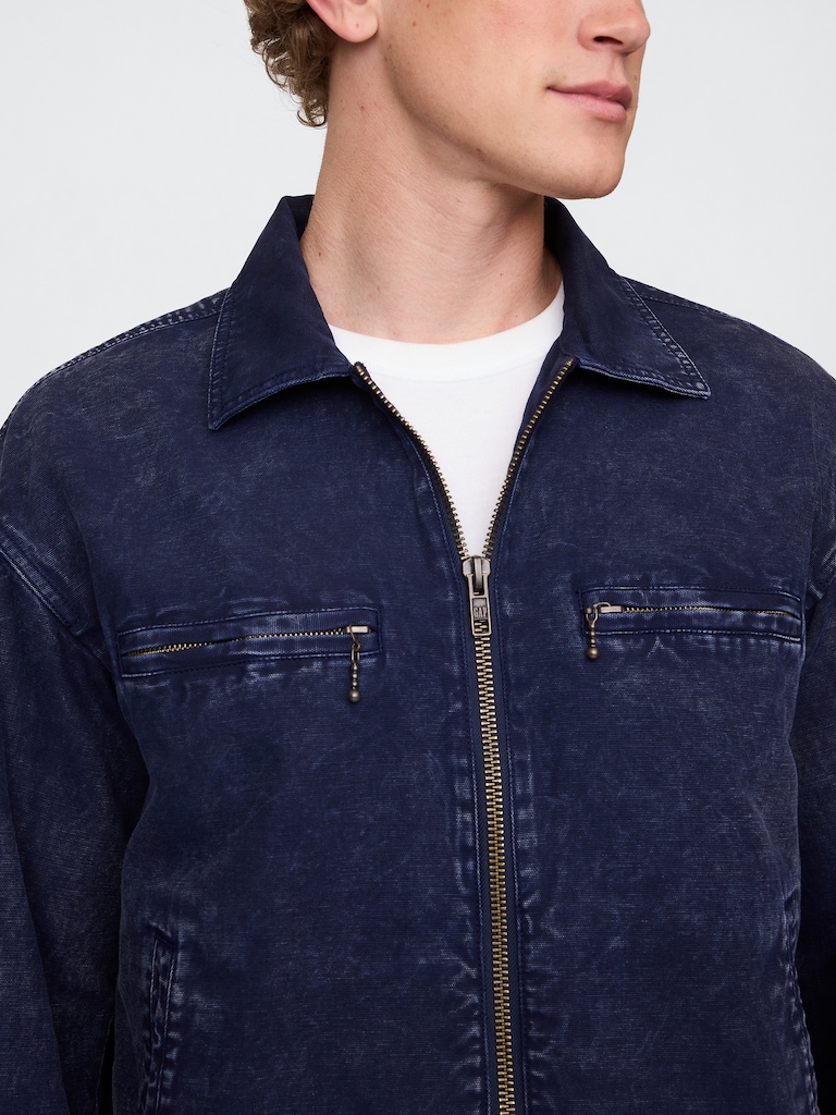 Canvas Moto Jacket