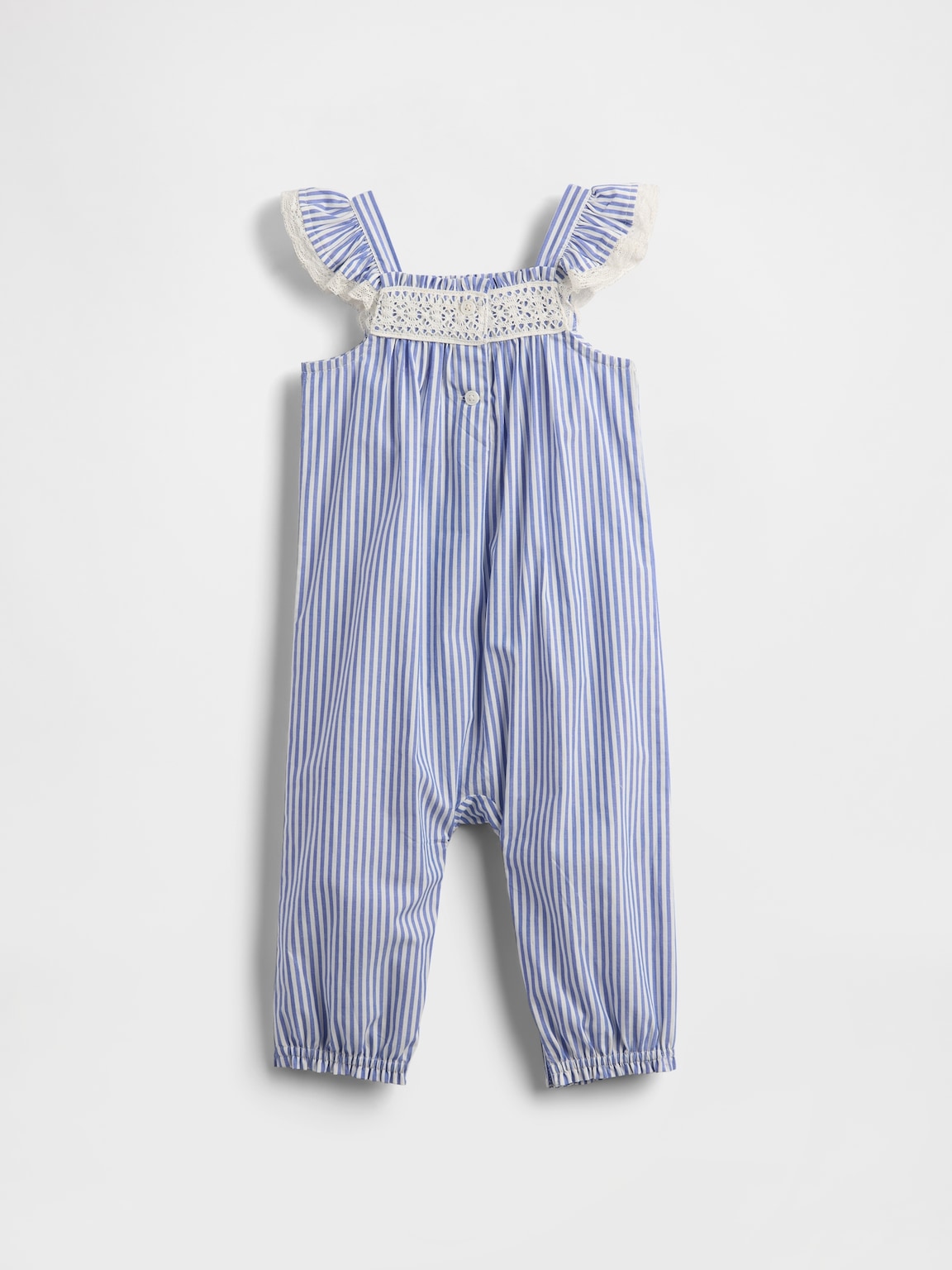 Baby Lace-Trim One-Piece