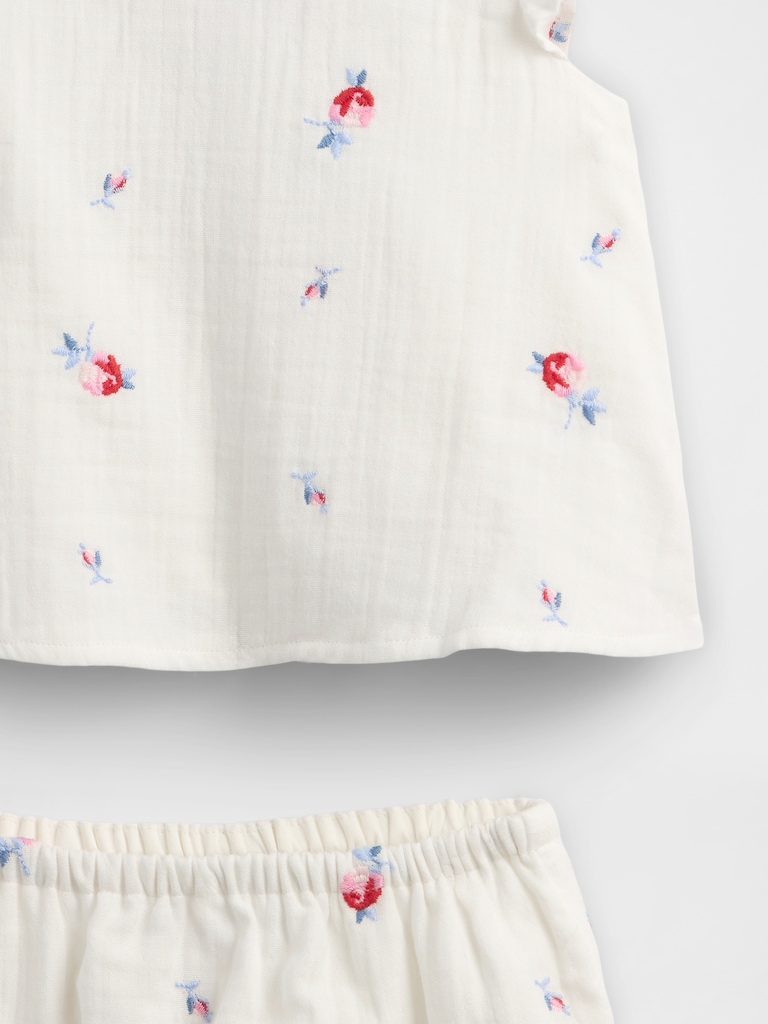 Baby Crinkle Gauze Outfit Set